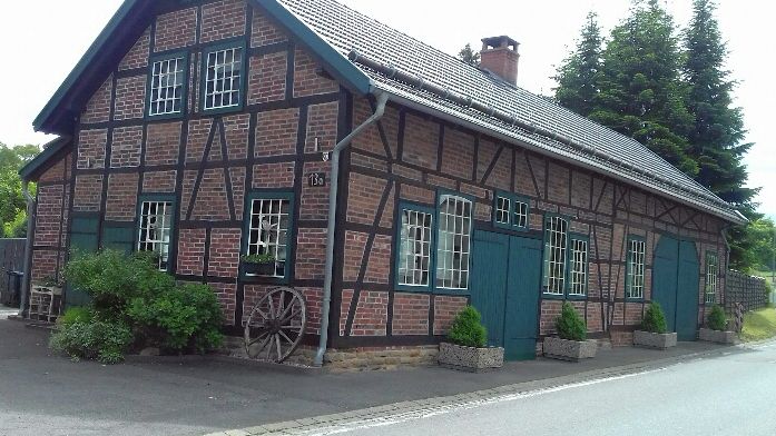 Die 1840 auf Kniepers Kotten errichtete Schmiede.
